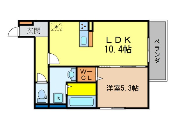 ルラシオン里町の物件間取画像